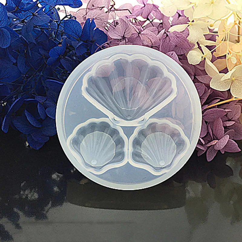 

New Silicone Mold Shell Epoxy Resin DIY Jewelry Making Crafts Cake Pendant Great for DIY Tools Accessories