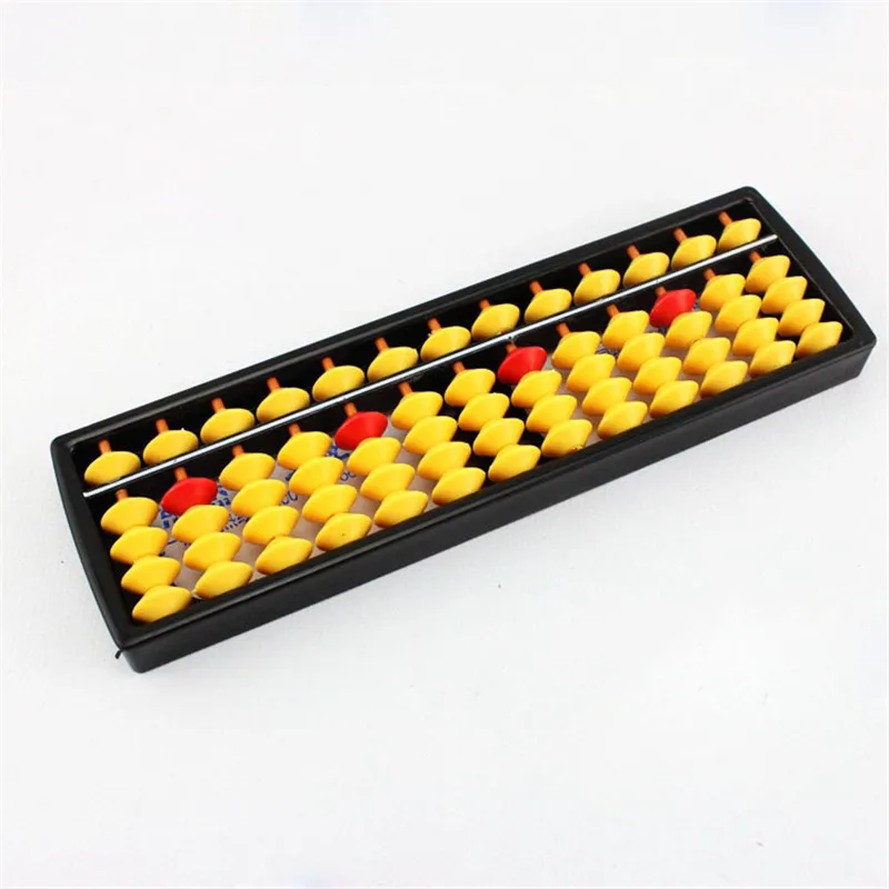 

13 Column Wood Hanger Big Size Non-slip Abacus Math Toy Chinese Soroban Tool Mathematics Educational Children Kids Learning