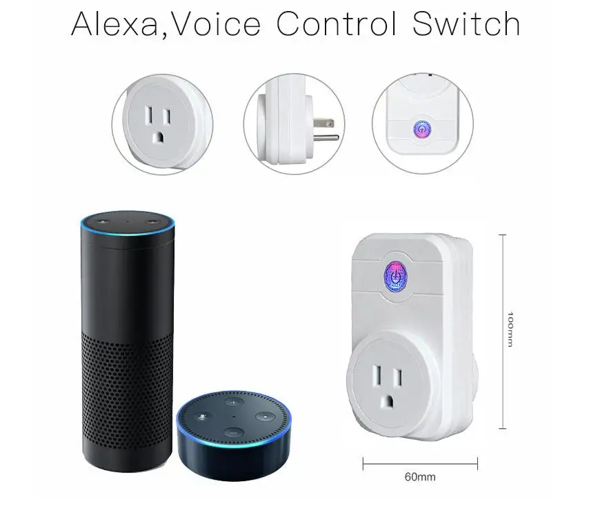 LPSECURITY Smart Plug, Alexa розетка Wi-Fi розетка работает с Alexa, пульт дистанционного управления Европа США Великобритания Австралия вилка доступна