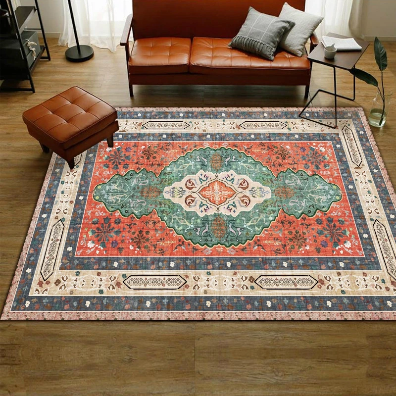SXcarpet Tapis de Style marocain pour Salon Maison Chambre Tapis canap/é Table Basse Tapis Boh/ême Salle d/étude Tapis de Sol Tapis Vintage,E,80X160CM