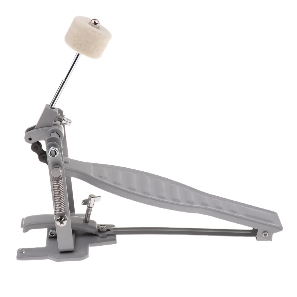 Single Foot Pedal with Drum Wool Beater Single Chain Drive Percussion Instruments Replacement for Drum Lovers 