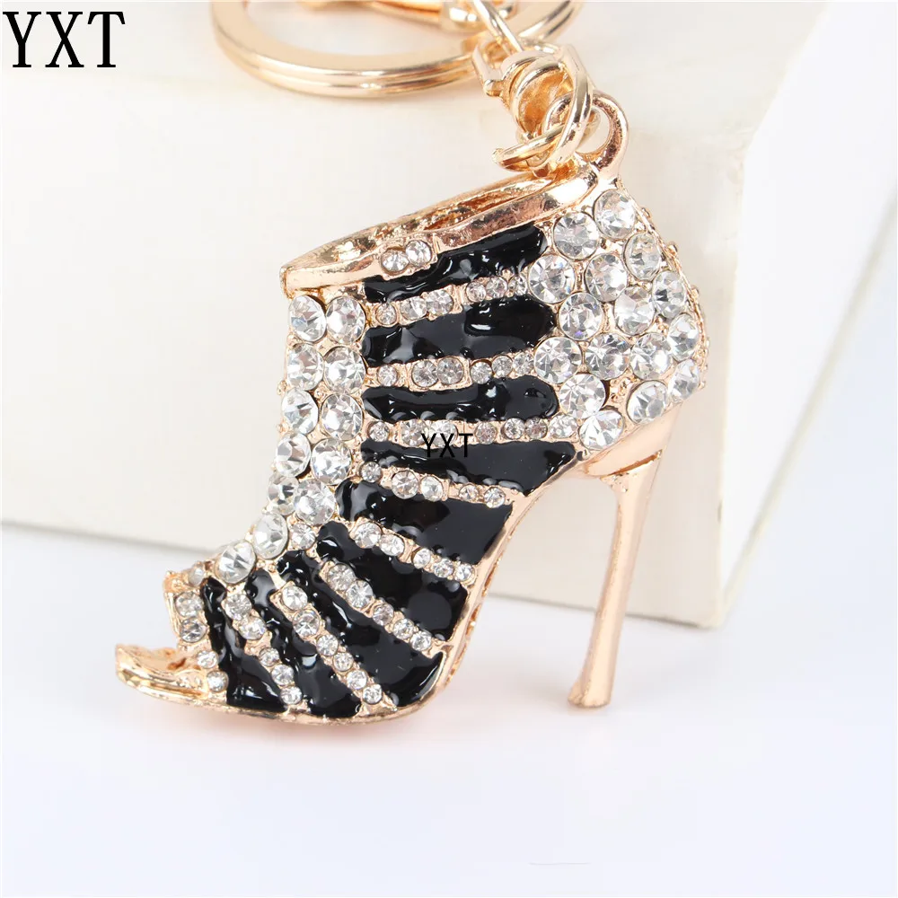 Брелок для ключей на высоком каблуке со стразами|lovers gift|key chain accessorieskeyrings gifts |