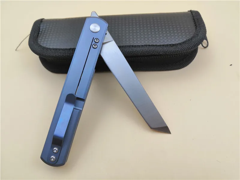 kesiwo ks67 titanium handle d2 blade folding knife flipper tactical pocket knife outdoor camping survival knife (8)