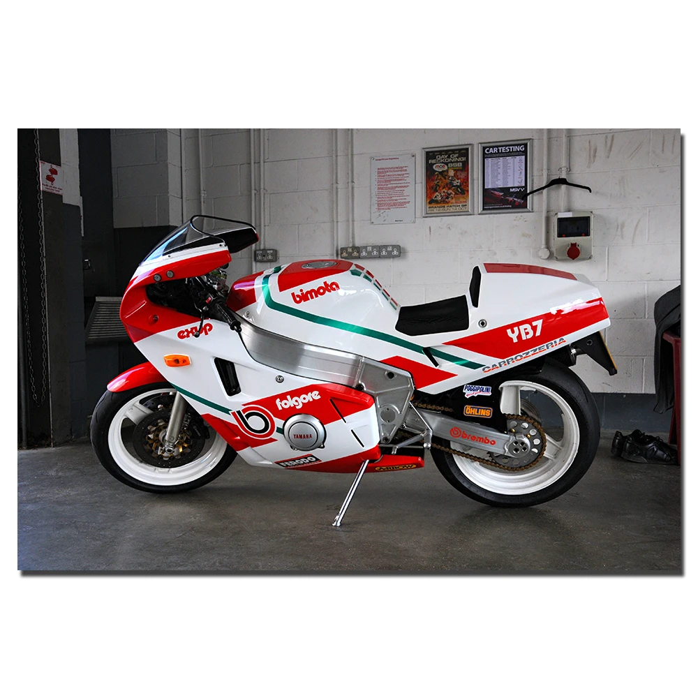 

Bimota YB7 Muscle Motorcycles Canvas Painting Wall Art Pictures for Living Room Home Decor Poster