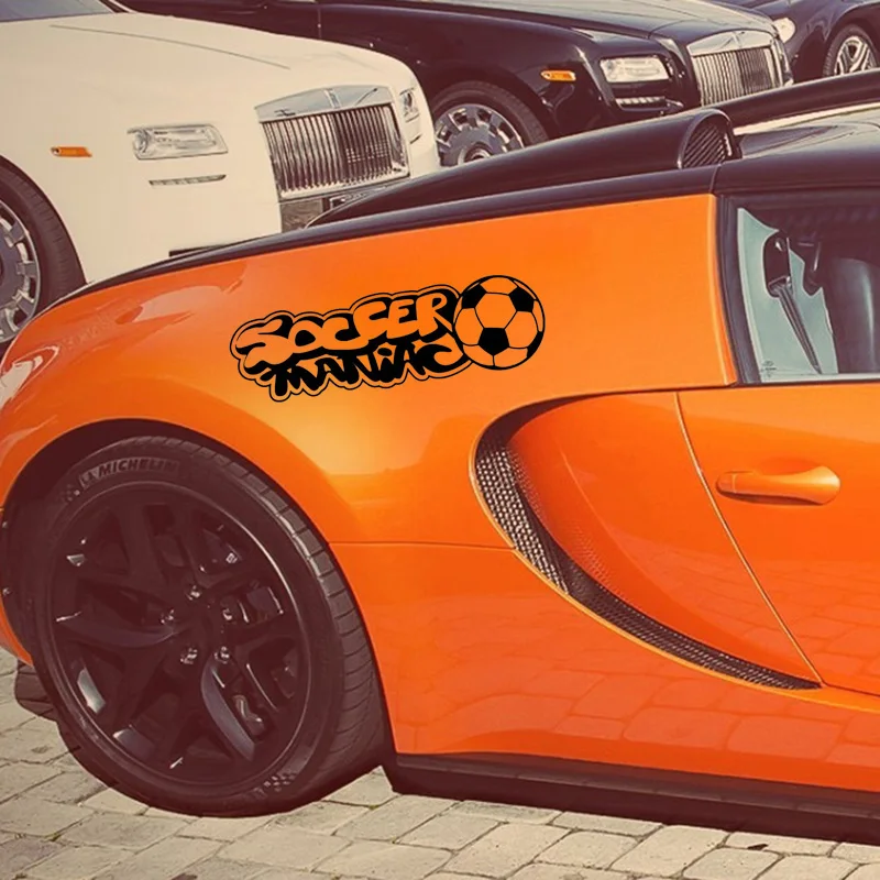 SoccerManiacSportCarStickerHobbyFootballcaraccessoriescar
