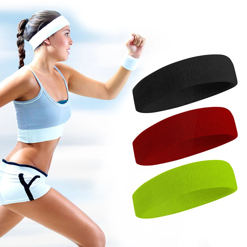 Оголовье Sweatband головные повязки для йоги спортивные Налобные повязки для Для мужчин Для женщин детей эластичные повязки для баскетбола тренажерный зал на свежем воздухе