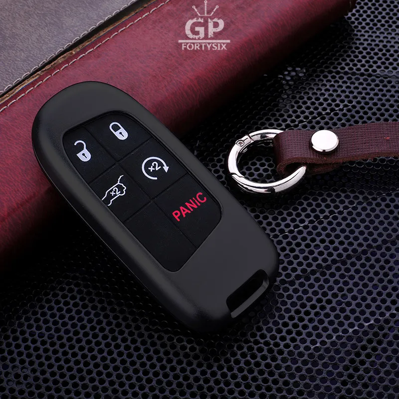 

Aluminium Alloy Car Key Covers Case Holder For Jeep Journey Chrysler 300 Grand Cherokee Compass Patriot Dodge Shell Car-Styling