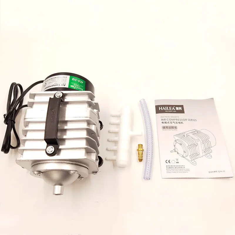 

Air compressor pump HAILEA ACO-318 CE 45W 220V 50HZ for laser engraver cutter machine 2030 4040 4060 desktop mini high quality