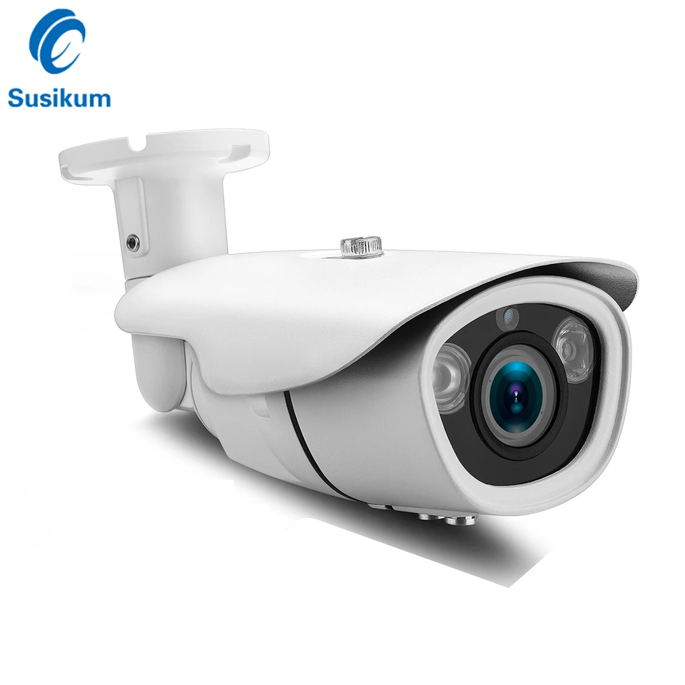 H.264 2MP пуля ONVIF IP Камера 2,8-12 мм объектив ИК 40 м ночного видения Водонепроницаемый наружного видеонаблюдения 48 В POE CCTV Камера