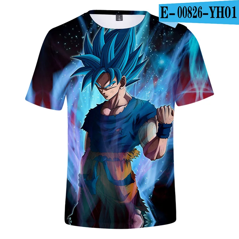 2019 Summer Mens Clothing Dragon Ball T-Shirts men/women/Childrens Clothes Super Saiyan Black t-shirt Sun Wukong tshirt boy girl 2019 Summer Mens Clothing Dragon Ball T-Shirts men/women/Childrens Clothes Super Saiyan Black t-shirt Sun Wukong tshirt boy girl
