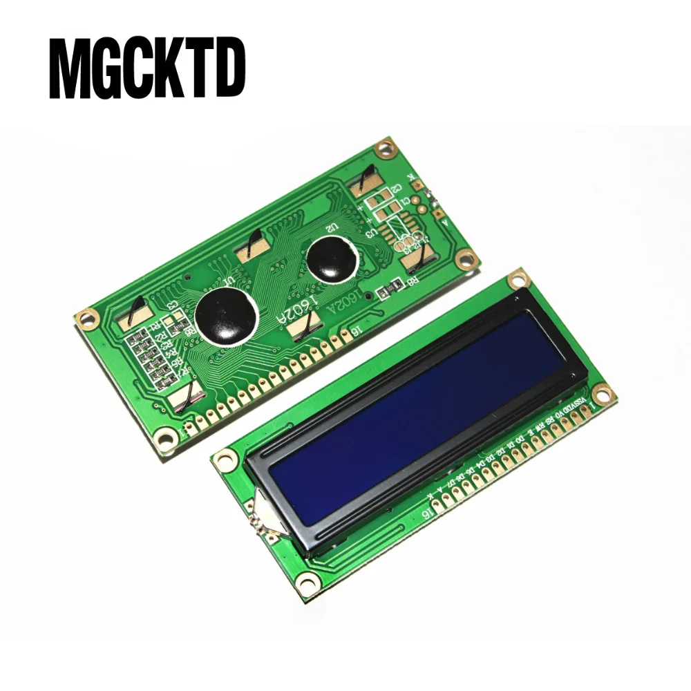 

5pcs/lot New Character LCD Module Display LCM 1602 LCD1602 16X2 HD44780 Blue Blacklight