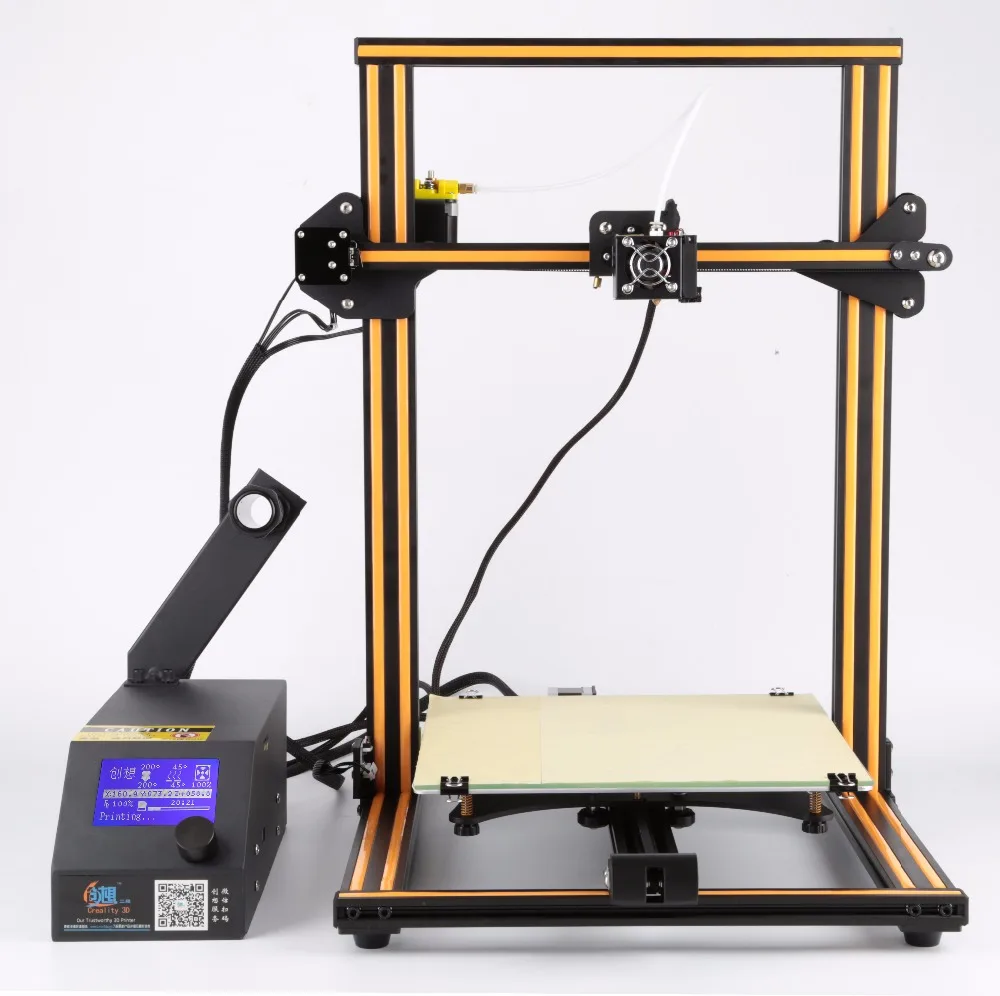Creality CR-10S обновлен с 2 Z axies большой размер печати DIY настольный 3D принтер 300*300*400 мм размер печати с подогревом