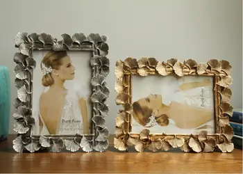 

3 Color Vintage Rhinestone Wedding Photo Frames Metal Alloy Picture Frame Bridal Favor Gifts Home Decor XC024