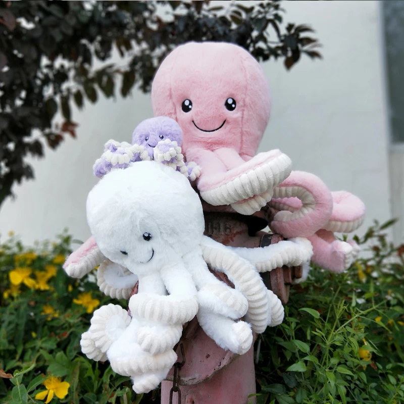 18cm-80cmLovely Simulation octopus Pendant Plush Stuffed Toy Soft Animal Home Accessories Cute Animal Doll Children Gifts