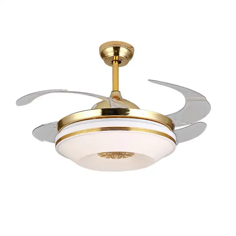 Retractable Ceiling Fan Light With Remote Control Fan Ceiling Fans