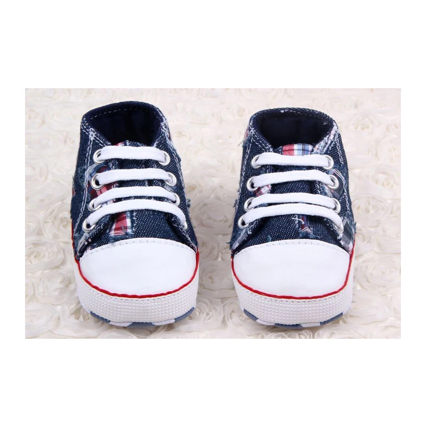 

New Fashion Demin Baby Boy Shoes Soft Sole Baby Sneakers Shoes For Newborn Toddler Moccasins First Walkers F6