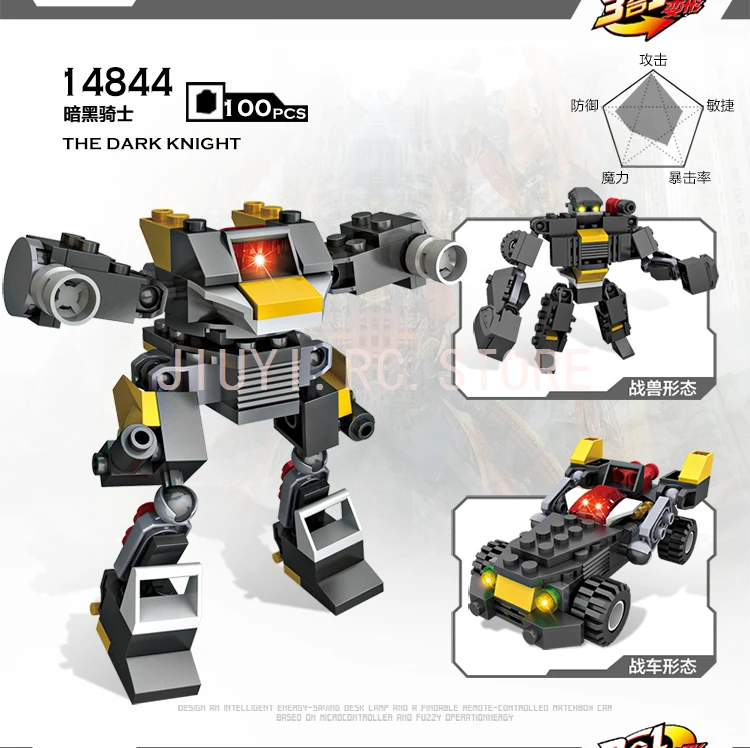 8in1 Similar Transformers Building Block 739pcs Compatible Legos Friend Toy Children Birthday Gift (8)