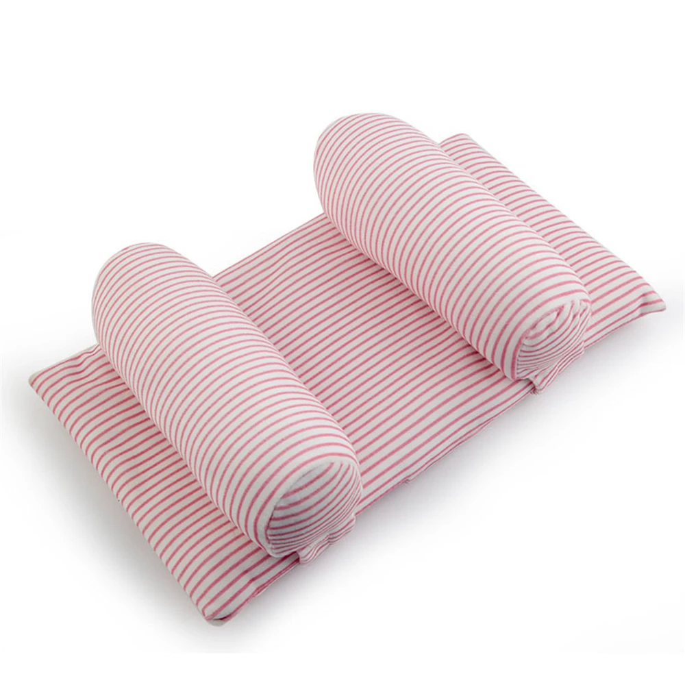 

High Quality Simple Newborn Baby Pillow Cotton Anti-Static Kids Shaping Pillow Baby Head Pillow Anti Roll Pillow Baby Room Decor