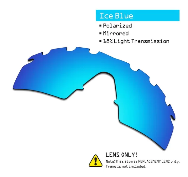 SmartVLT поляризованные Сменные линзы для солнцезащитных очков в оправе oxley M - Цвет линз: Ice Blue-ShieldCoat