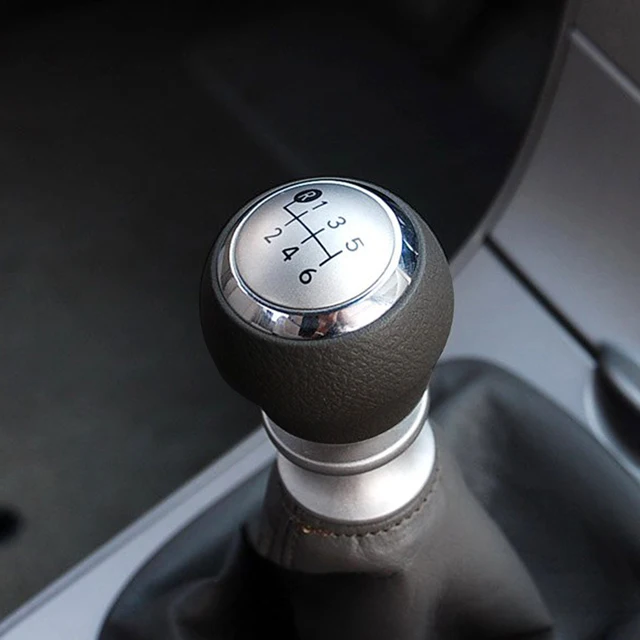 6 Sd Silver Cap Black Car Gear Shift Manual Operation 6 Sd Silver Cap Black Car Gear Shift Manual Operation Selector Lever Stick Handle For