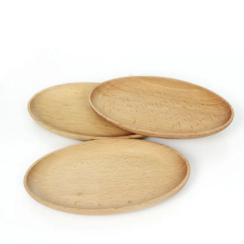 

22x13x2cm solid wood plate Table matching accessories Family hotel pastry sushi snack plate