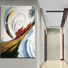 Лучший! Бесплатная Доставка Home Decor Wall art picture Handpainted Абстрактные Картины Маслом на Холсте
