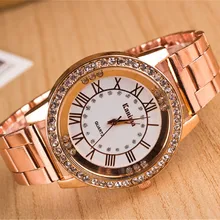 2016 Marca de Lujo de Oro Relojes Vestido de Las Mujeres Relojes Señoras Reloj de Cuarzo Analógico Casual Relojes Deportivos de acero Inoxidable AC024