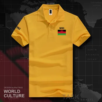 

Malawi polo shirts men short sleeve white brands printed for country 2017 cotton nation team flag new Nyasaland Malawian MW MWI