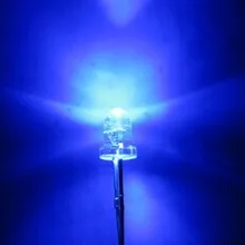 100 шт. F3 3 мм синий круглый сверхяркий светодиодный свет светодиод