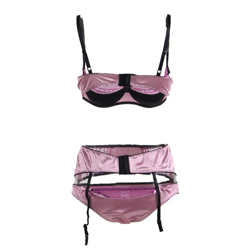 Plus Size Sexy Erotic Underwear Underwire Open Cup Bra Set Lingerie with Garters M~5XL Sex Clothes G-String Plus Size Sexy Erotic Underwear Underwire Open Cup Bra Set Lingerie with Garters M~5XL Sex Clothes G-String