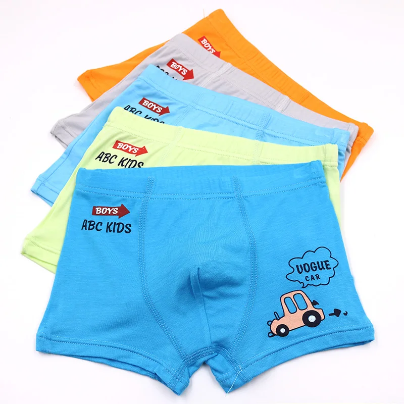 5 Pcs/Lot Boys Underwear Briefs kids underwear panties Boxer 100