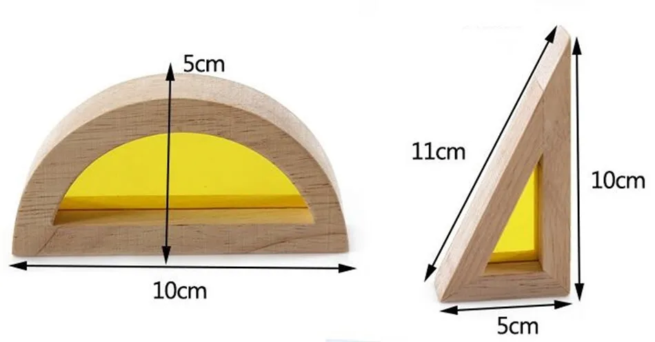 Монтессори Деревянные радужные строительные блоки 24 шт. игрушки для детей 6 форма 4 полупрозрачные цвета Brinquedo Oyuncak Brinquedos