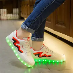 Европейские размеры 35-44 tenis светодиодный feminino корзина светодиодный кроссовки легкие кроссовки с подсветкой светящиеся кроссовки