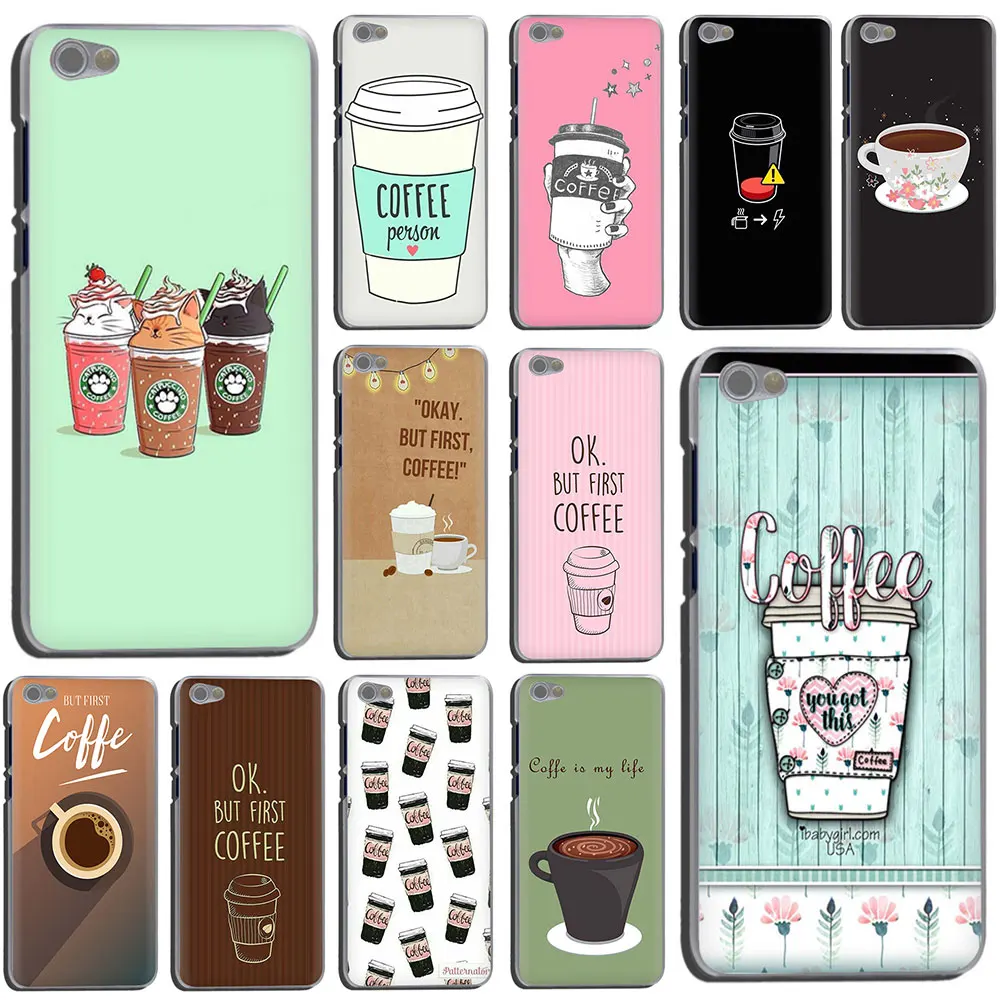 

Ok But First Coffee Hard Phone Cover Case for Xiaomi Redmi K20 5 Plus GO 6A Note 8 5 6 Pro 4x 7