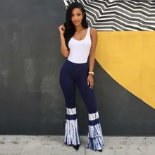 Hot Sale 2016 New Arrival Fashion Sexy Style Patchwork Pretty Printing Jumpsuits Full Length Skinny Women Rompers