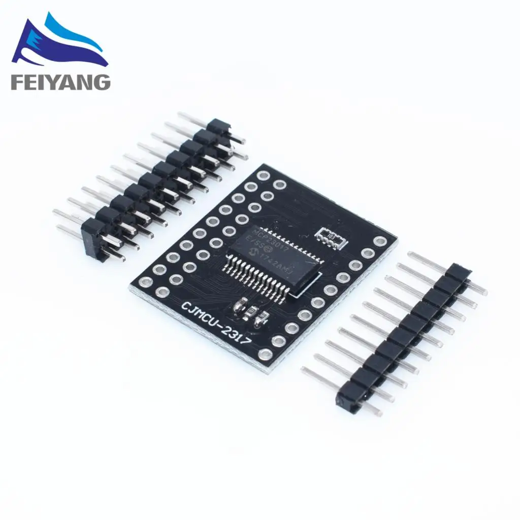 

MCP23017 Serial Interface Module IIC I2C SPI MCP23S17 Bidirectional 16-Bit I/O Expander Pins 10Mhz Serial Interface Module