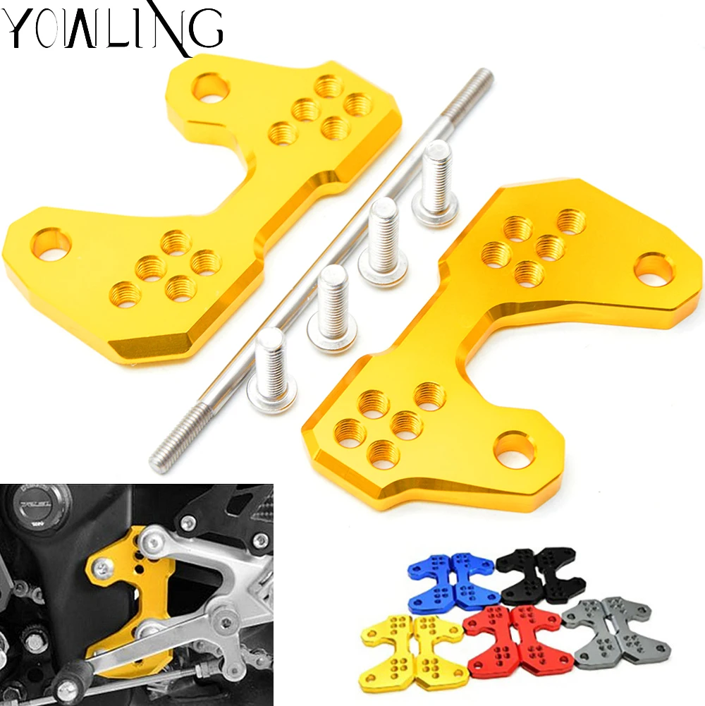 

For Yamaha R3 R25 Rearsets Foot Pegs Mount Bracket Base for yamaha YZF-R3 ABS YZFR3 YZF R3 R25 Yzf-R25 MT25 MT03 2015 2016 15 16