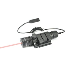 Охота 650nm Тактический красный лазерный точка смотреть страйкбол прицел ночного видения Красный точка лазер мягкий винтовка видеодатчик