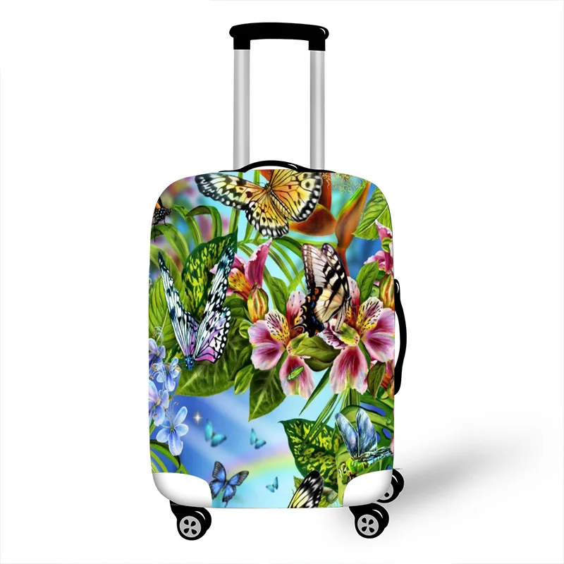 Модный уплотненный чехол Чехол для чемодана для путешествий защитный чехол эластичный пылезащитный чехол s органайзер от 18 до 32 дюймов - Цвет: 19