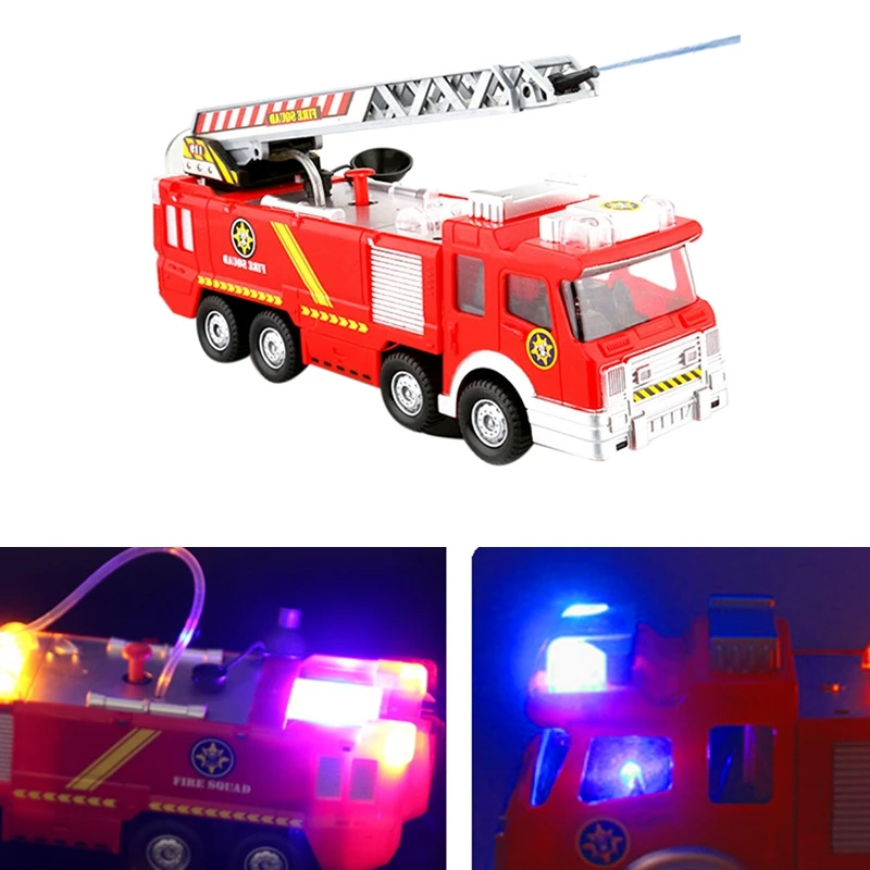 Распылитель воды игрушка «пожарная машина» автомобиль игрушка пожарная машина Пожарный Сэм пожарная машина Музыкальный светильник обучающая игрушка