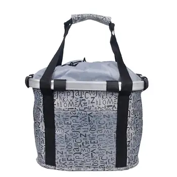 

Bicycle Detachable Canvas Basket Carrier Bag Beige, Purple, Gray, Black Pet Carrier Aluminum Alloy Frame