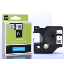 Совместимость Dymo этикетки ленты для D1 этикетки 9 мм * 7 м черный на белом 40913