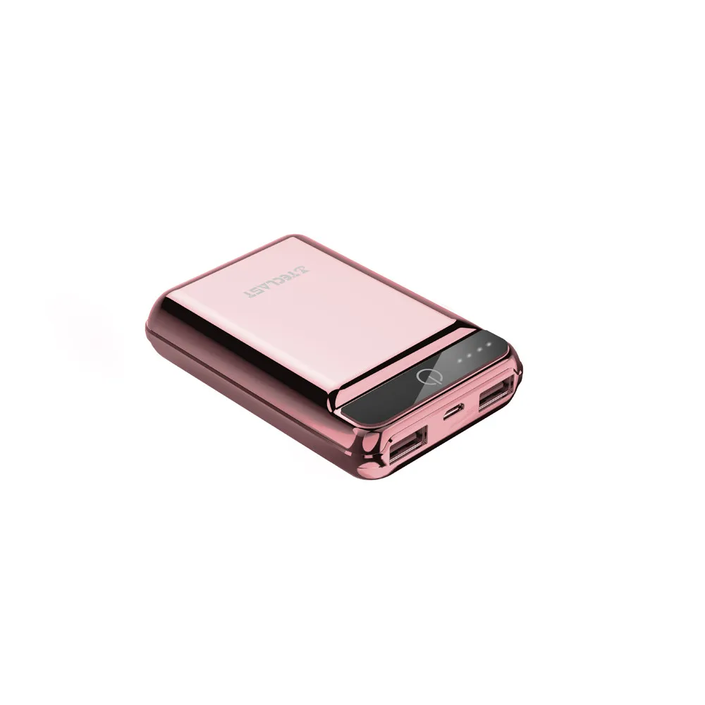 Teclast A10 Mini 10000 мАч Внешний аккумулятор с двойным usb-выходом, Внешнее зарядное устройство для сотового телефона для Iphone 8 X, быстрая зарядка - Цвет: Rose gold
