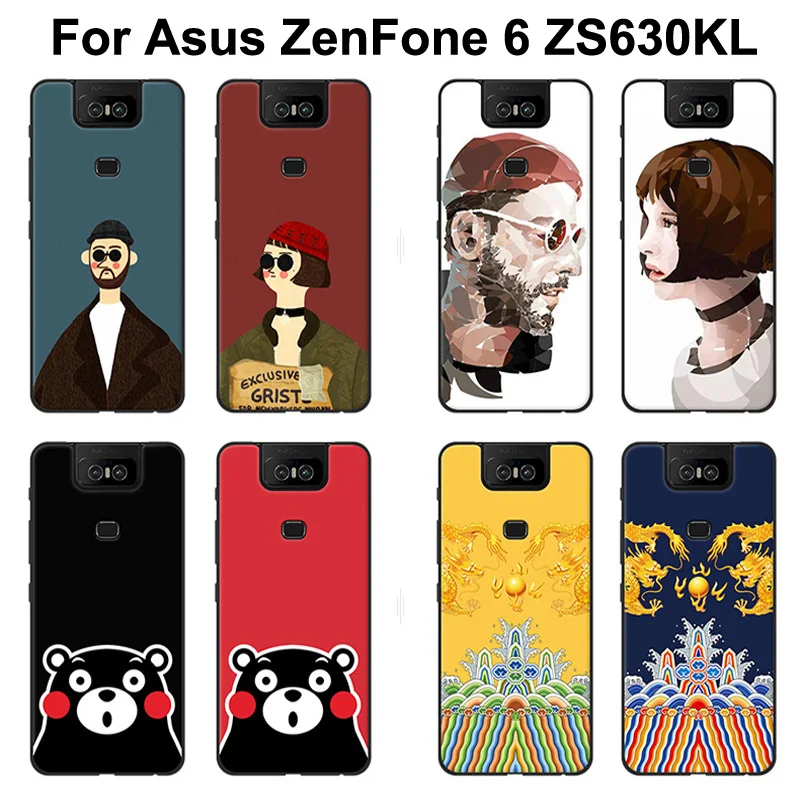 Для Asus ZenFone 6 ZS630KL чехол окрашенный Leon killer мультфильм мягкий силиконовый чехол для телефона Asus Zenfone6 bumper 6Z ZS 630KL shell