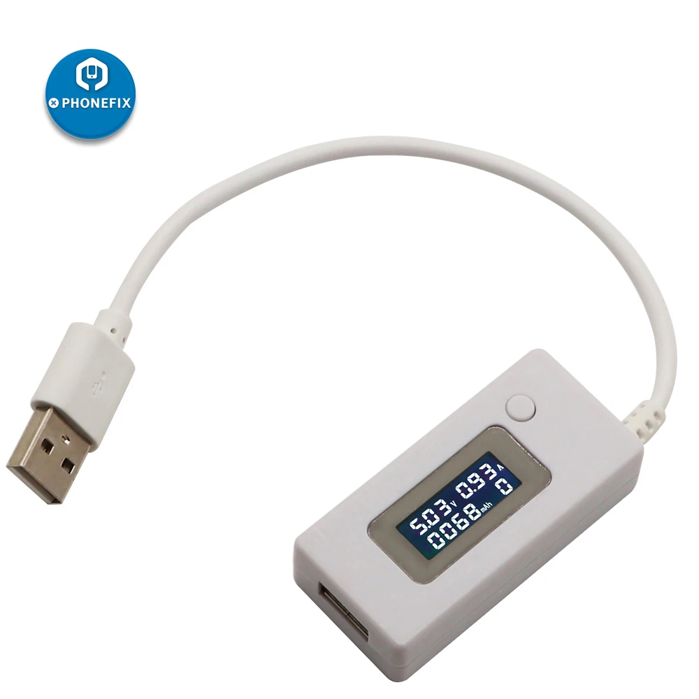 

Mobile Phone Repair USB Tester Voltage and Current Tester Voltmeter Meter Current Meter Digital USB Multimeter Tester Detector