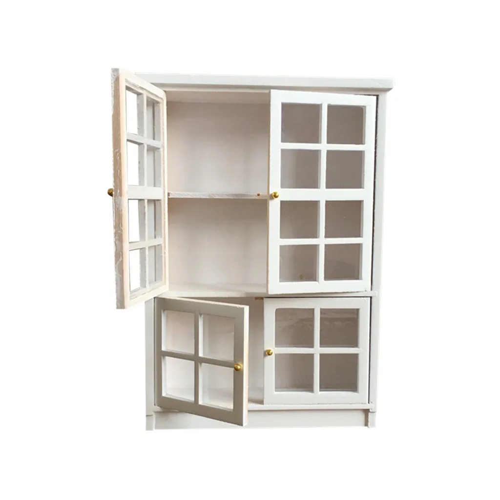 1:12 دمية خزانة الأبيض رف مصغرة الأثاث خزانة مجلس الوزراء نموذج غرفة المعيشة طفل نتظاهر لعبة A703 1:12 دمية خزانة الأبيض رف مصغرة الأثاث خزانة مجلس الوزراء نموذج غرفة المعيشة طفل نتظاهر لعبة A703