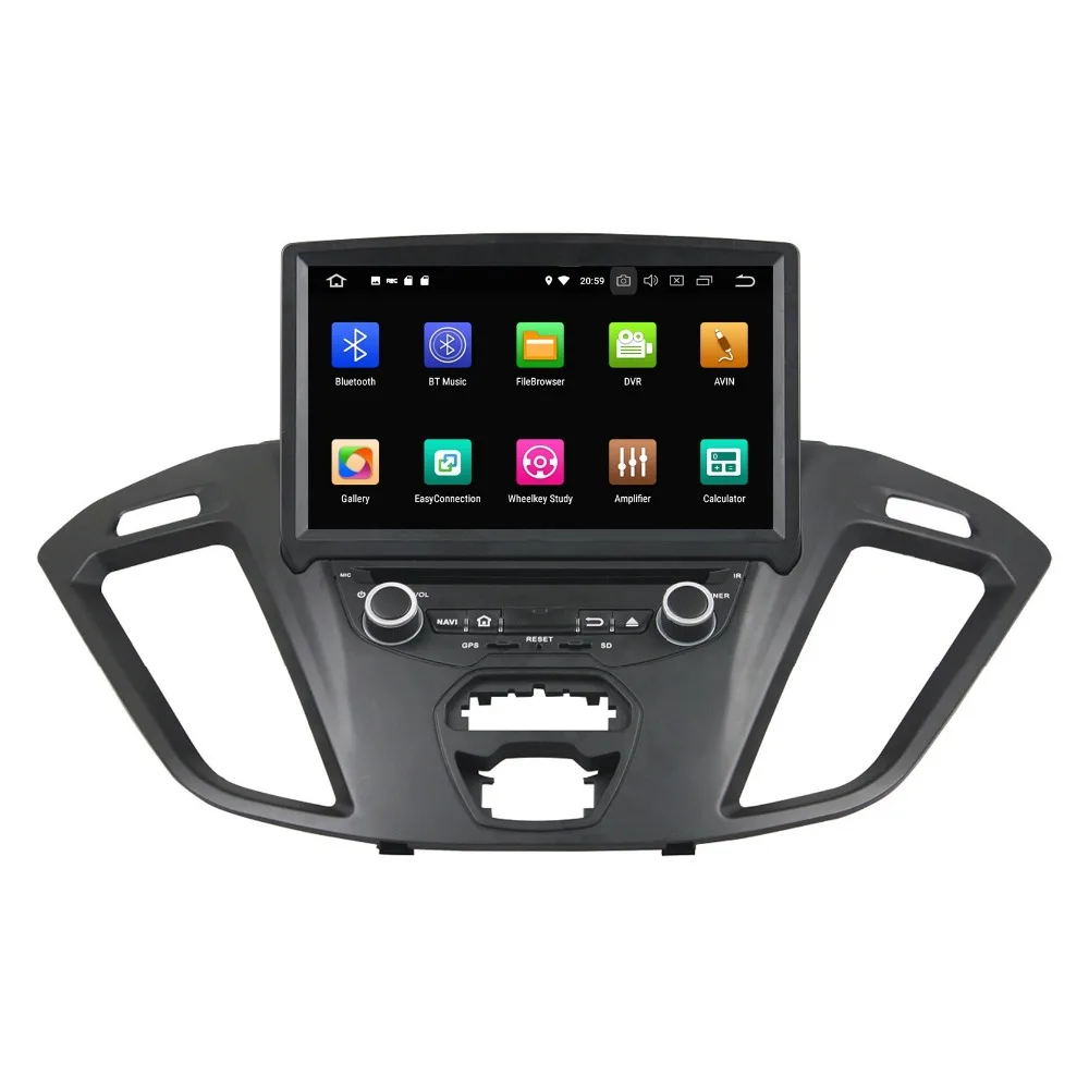 Cheap 8" Android 8.0 Octa Core Car Radio DVD GPS Head Unit for Ford Transit Custom 2016 Bluetooth WIFI USB DVR Mirror-link 6