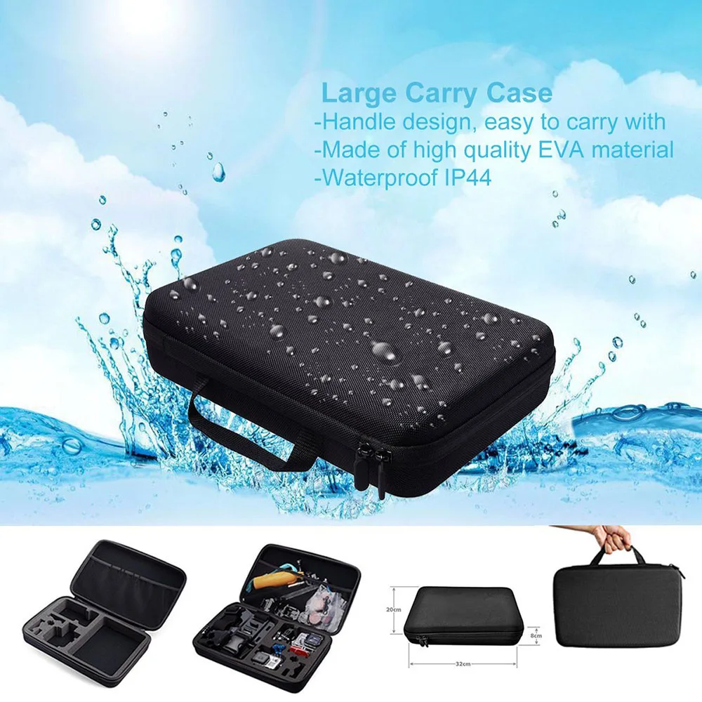 QQT for GoPro Accessories Kit for GoPro Hero7 6 5 4 3+ 3 Black version SJ4000 SJ5000 for Xiaomi Yi