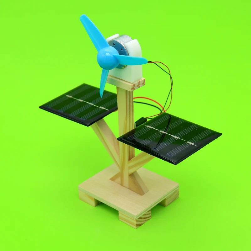 1set DIY Solar Fan Model Assembly Building Kits DIY Children Science