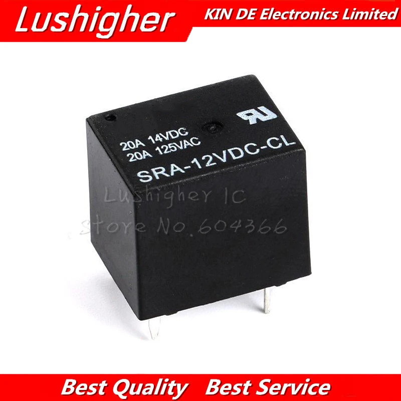 5pcs Relays Sra-12vdc-cl Sra-12vdc Sra-12v Sra-12 5pins 12v Dc T74 ...
